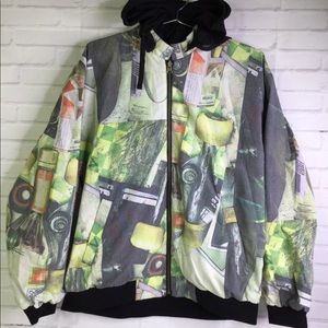 Lifestyle Skateboard Streetwear Reversible Jacket